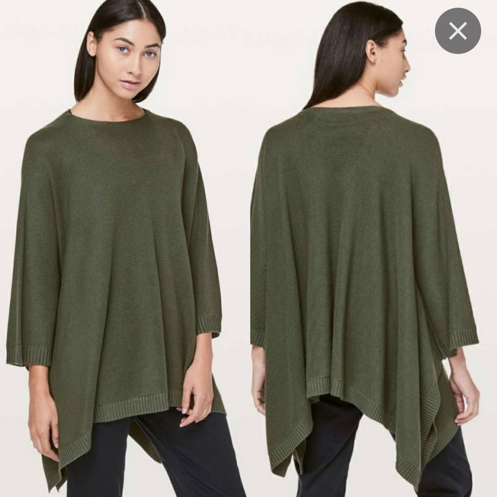 lululemon green sweater
